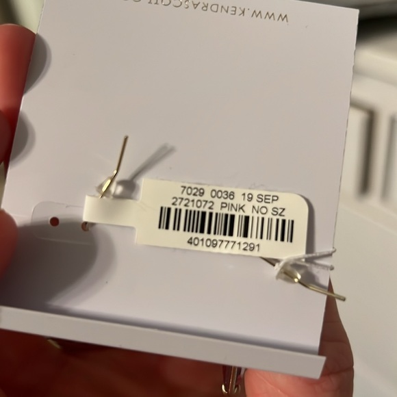 Brand new Kendra Scott pink earrings - Picture 2 of 2